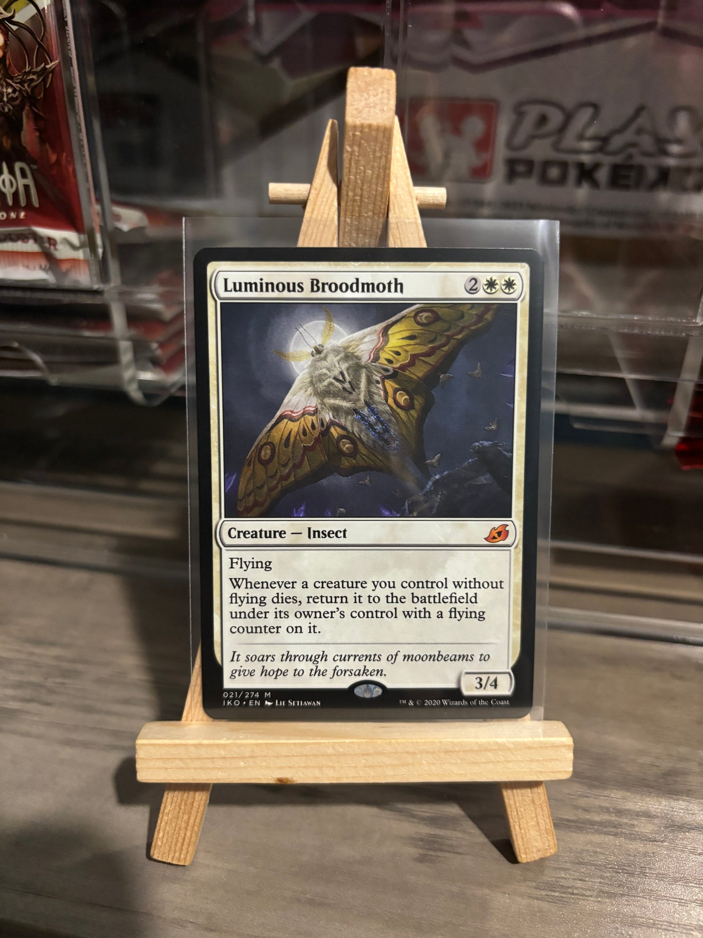 Luminous broodmoth